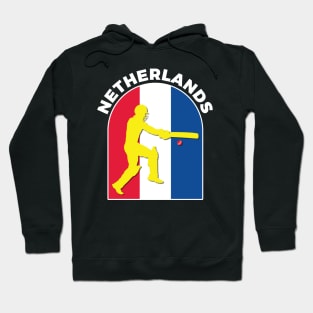 Netherlands Cricket Batsman Netherlands Flag Hoodie